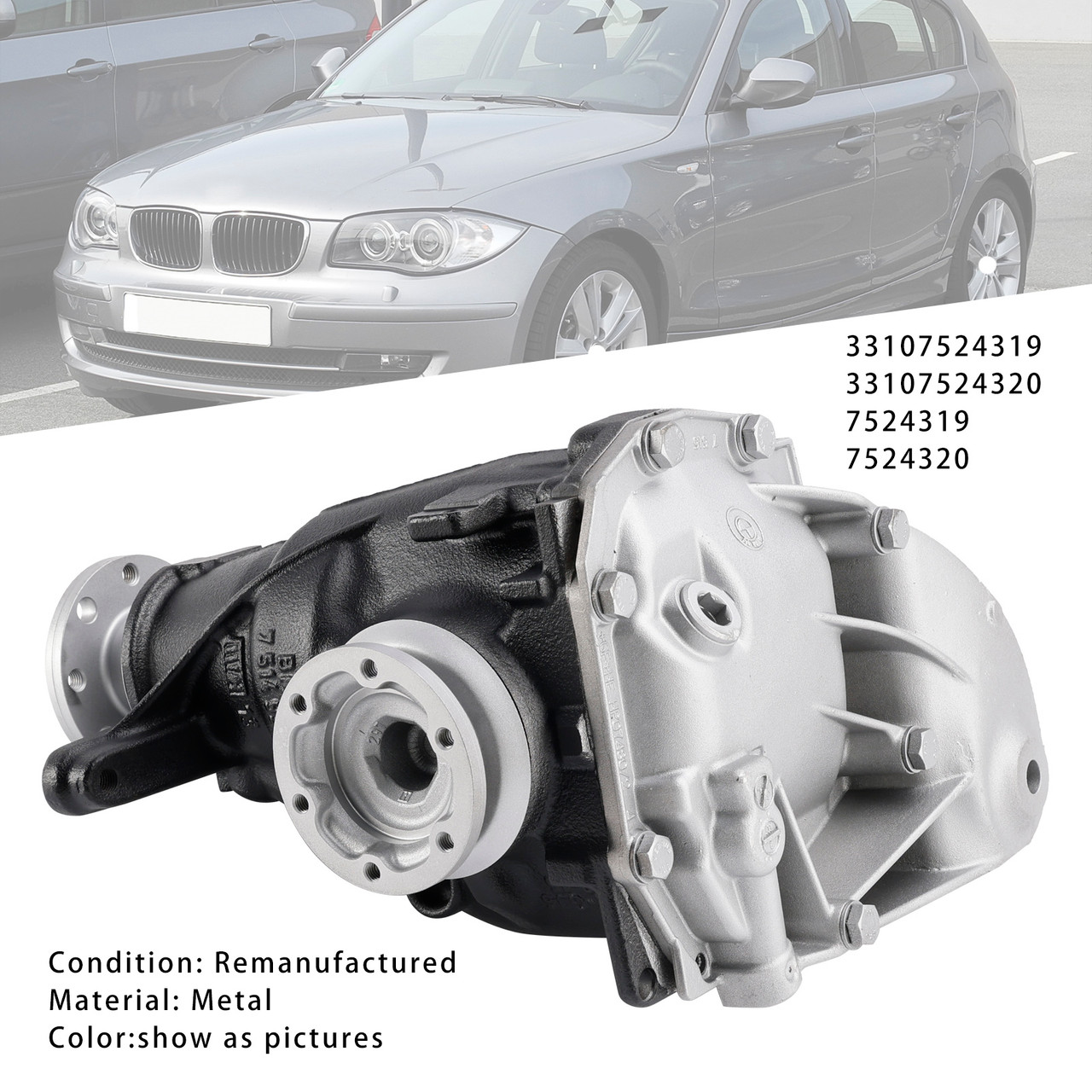 その他 micha BMW E81 E87 E90 E91 E92 318i 323i Rear Differential Carrier 3.38