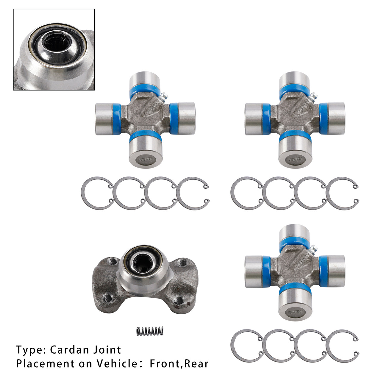 Jeep Wrangler Cherokee XJ TJ Double Cardan Joint 211355X + 5-153X