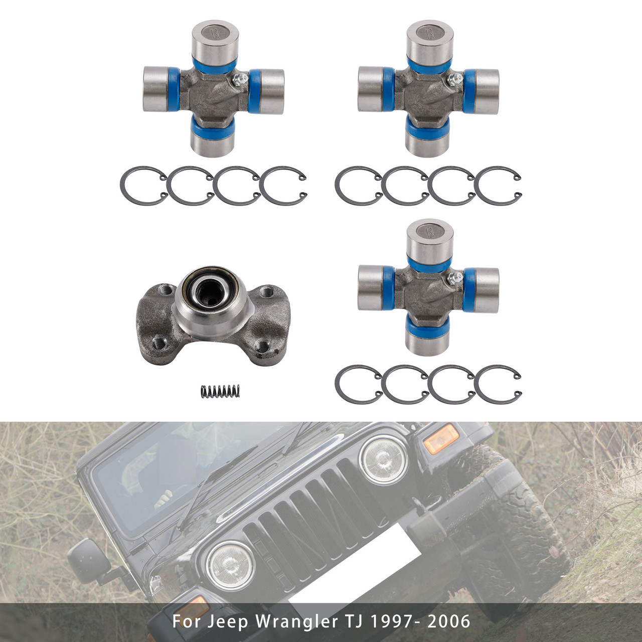Jeep Wrangler Cherokee XJ TJ Double Cardan Joint 211355X + 5-153X