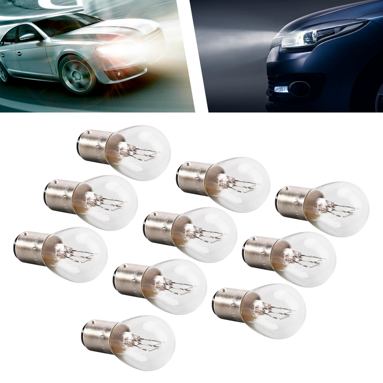 10PCS Car Light Tubular Lamp bulb P21/5W BAY15D 7528 12V 21/5W For OSRAM 10PCS Car Light Tubular Lamp bulb P21/5W BAY15D 7528 12V 21/5W For OSRAM