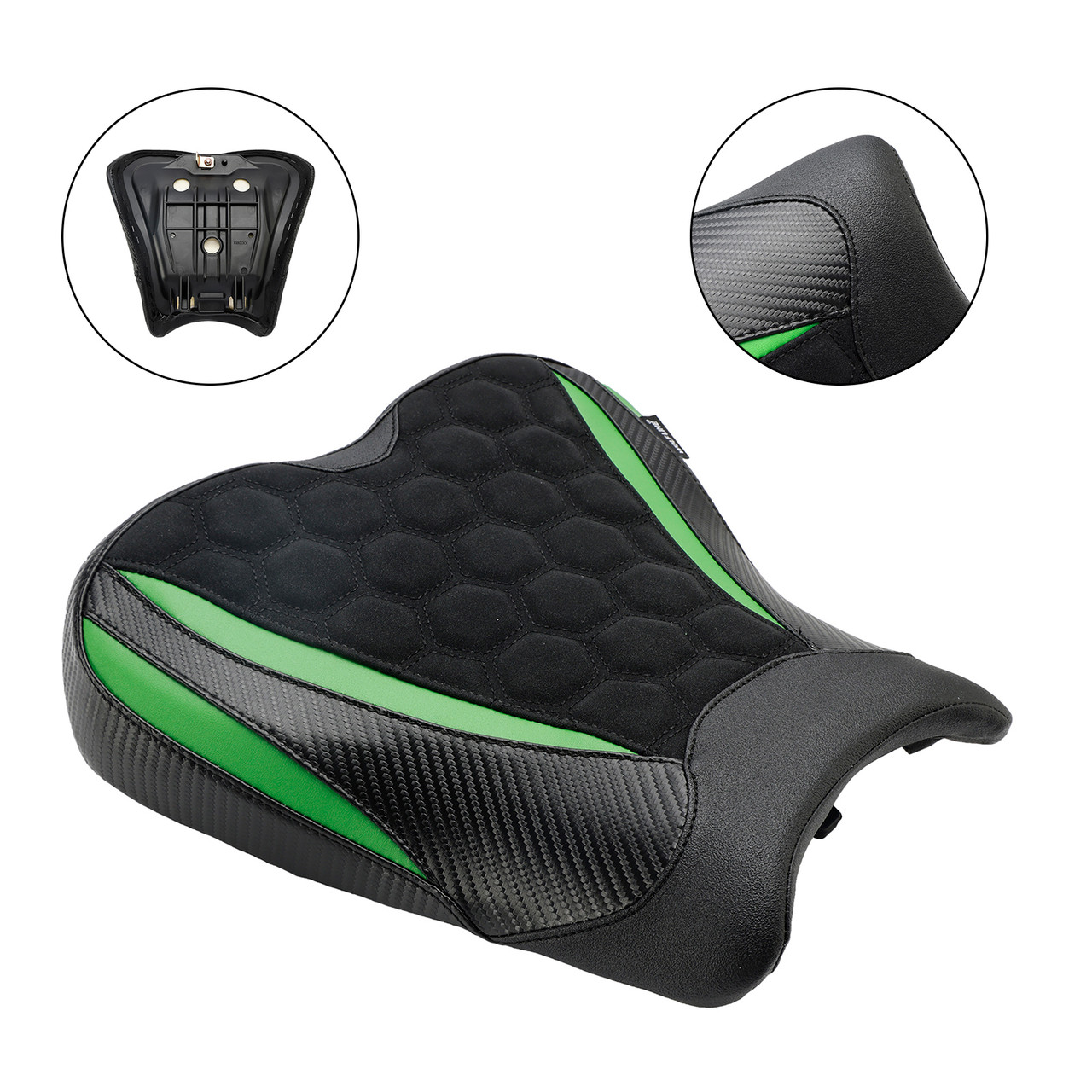 2023 KAWASAKI Ninja ZX-4R ZX-4RR Front Raider Seat Driver Cushion Pu Black Generic