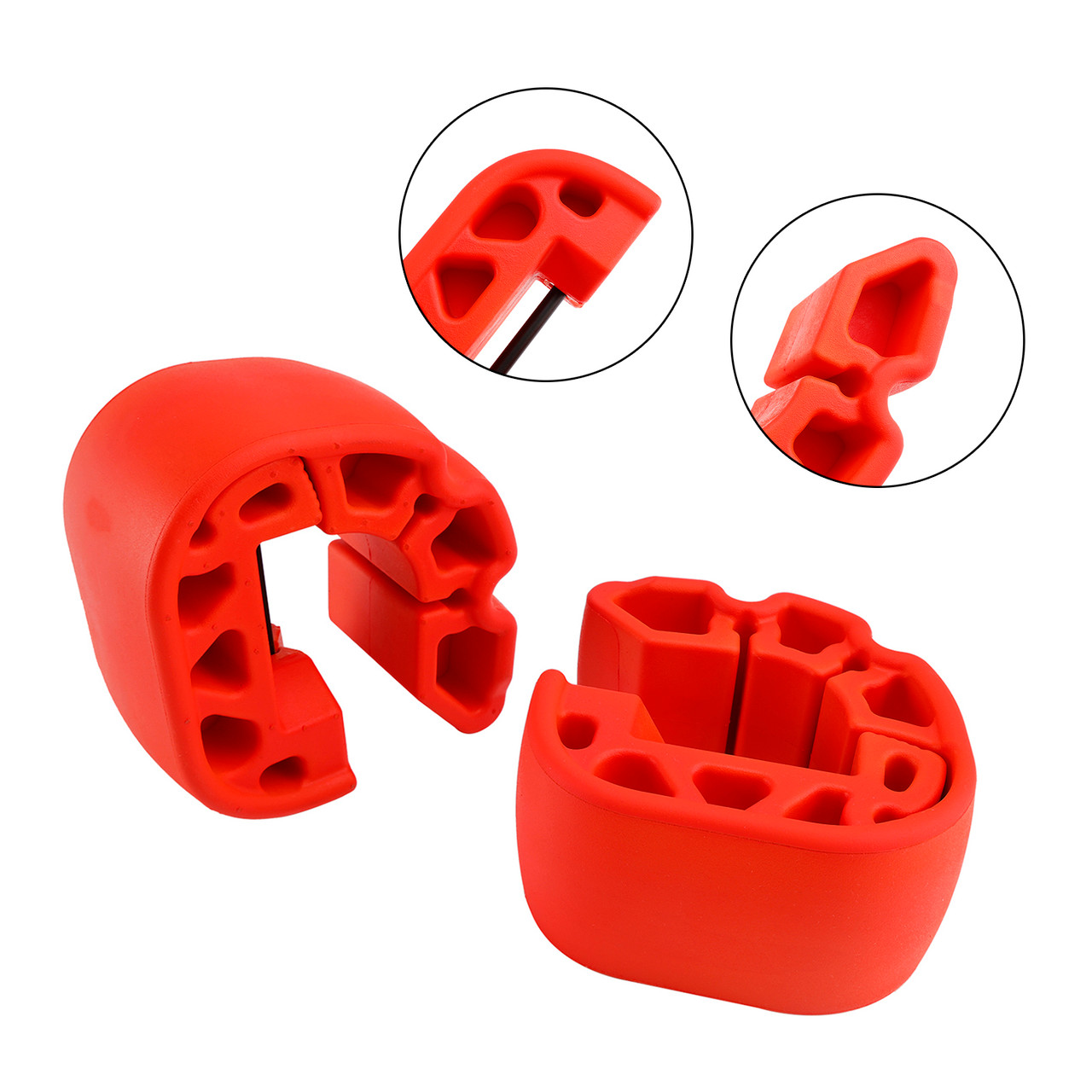 Snap-In Fenders Bumper Anti Crash Buffer 295100418 Red For Sea-Doo