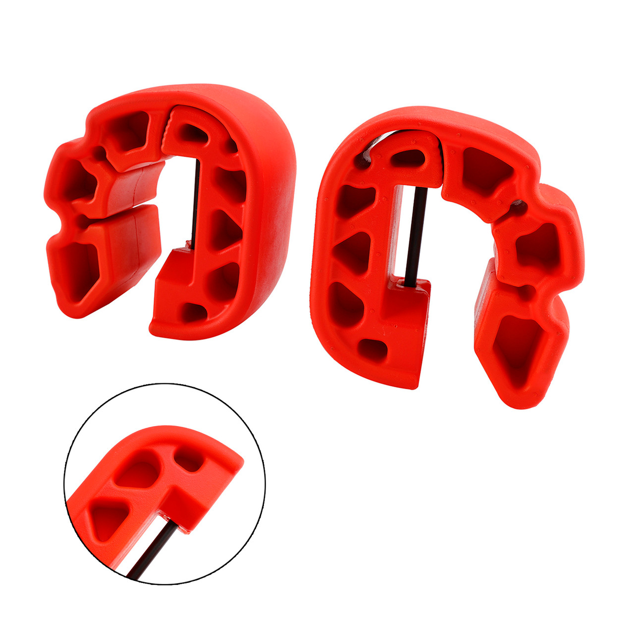 Snap-In Fenders Bumper Anti Crash Buffer 295100418 Red For Sea-Doo Gtx Spark Gtr