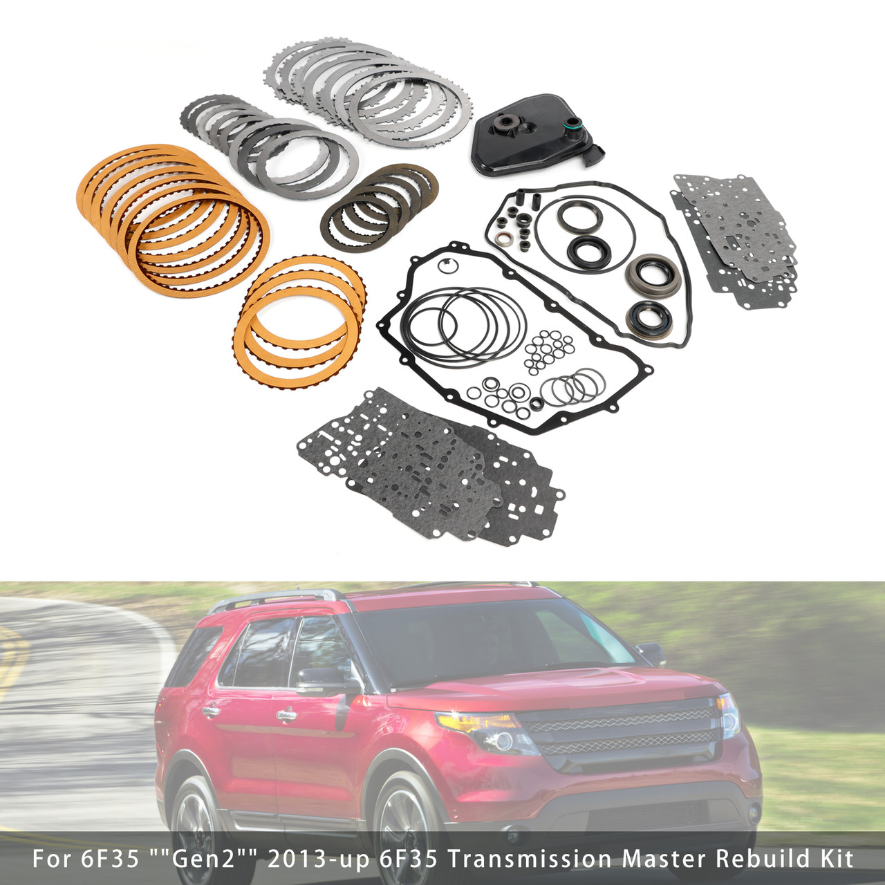 2013-on Ford Lincoln Mazda 6F35 Transmission Rebuild Kit 49374793