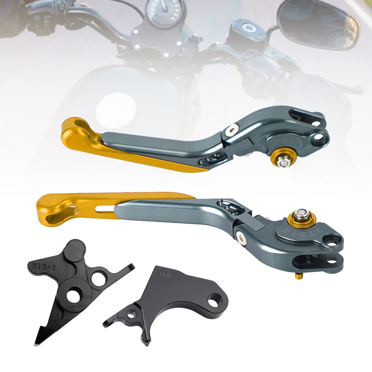 2022-2024 HONDA CRF1100L Africa Twin Adjustable Folding Extendable Racing Brake & Clutch Levers Gold T Generic 2022-2024 HONDA CRF1100L Africa Twin Adjustable Folding Extendable Racing Brake & Clutch Levers Gold T Generic