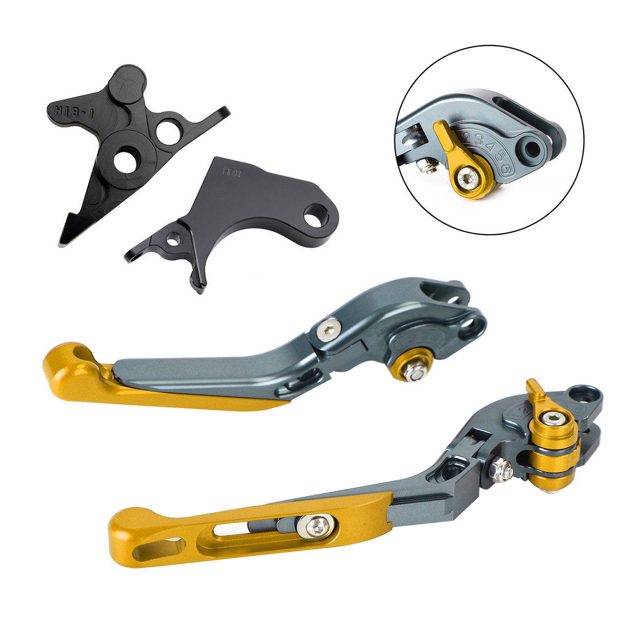 2022-2024 HONDA CRF1100L Africa Twin Adjustable Folding Extendable Racing Brake & Clutch Levers Gold T Generic 2022-2024 HONDA CRF1100L Africa Twin Adjustable Folding Extendable Racing Brake & Clutch Levers Gold T Generic