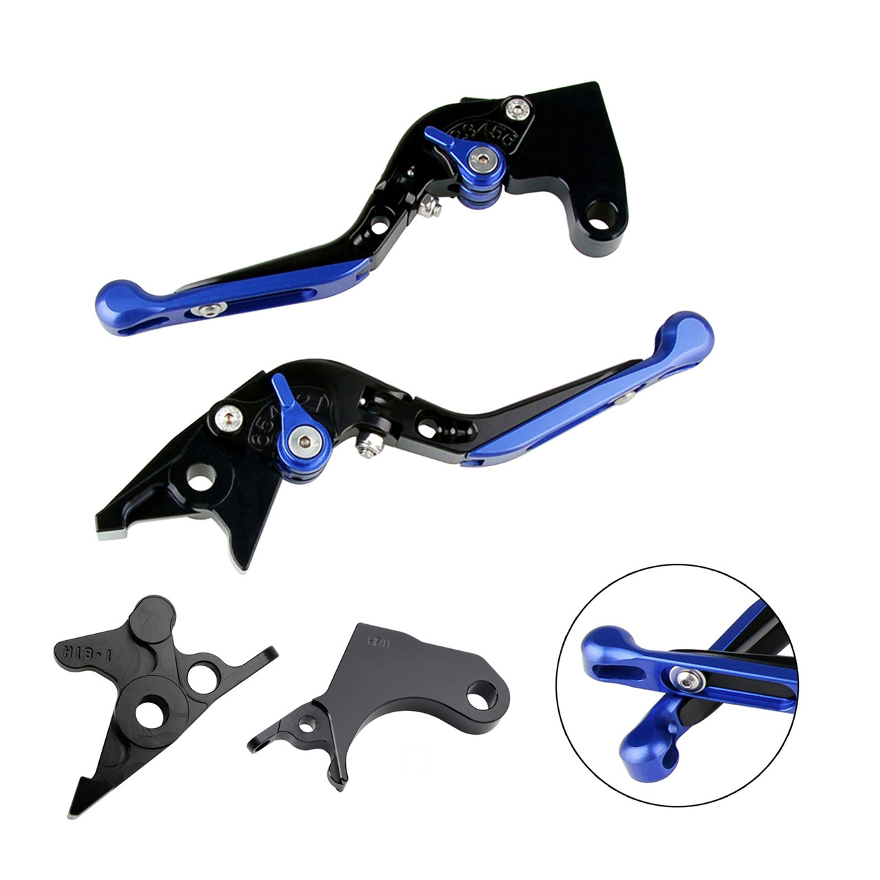 2022-2024 HONDA CRF1100L Africa Twin Adjustable Clutch Brake Lever Blue A Generic 2022-2024 HONDA CRF1100L Africa Twin Adjustable Clutch Brake Lever Blue A Generic