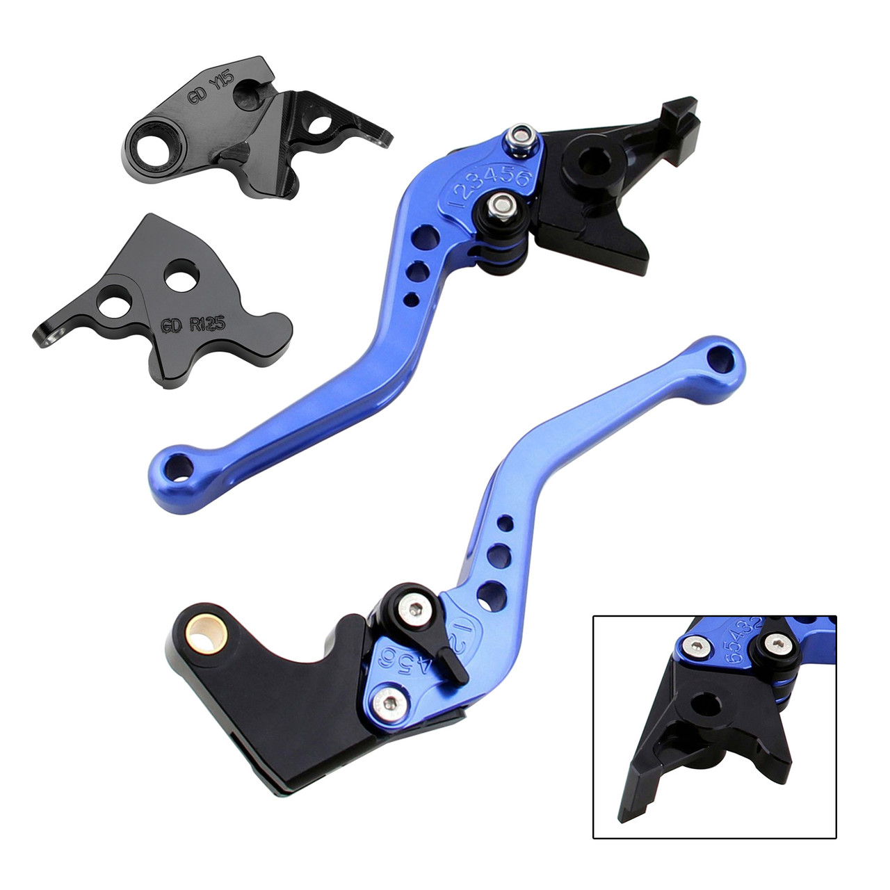 2022-2024 HONDA CRF1100L Africa Twin NEW Short Clutch Brake Lever Blue Generic 2022-2024 HONDA CRF1100L Africa Twin NEW Short Clutch Brake Lever Blue Generic