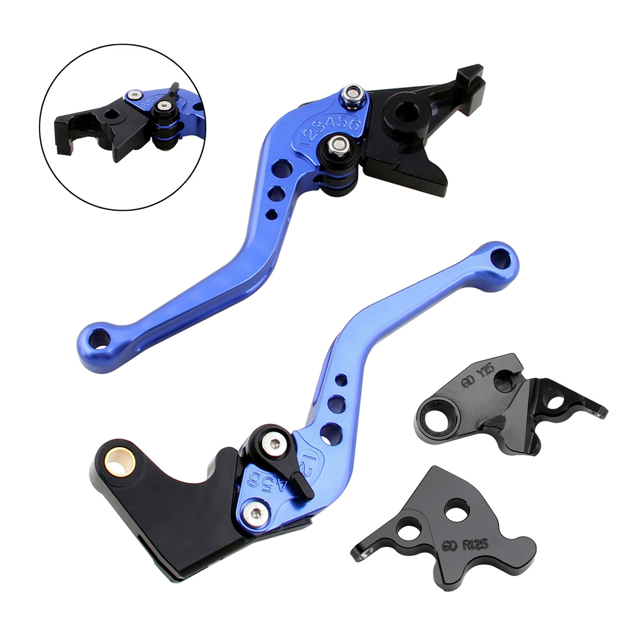 2022-2024 HONDA CRF1100L Africa Twin NEW Short Clutch Brake Lever Blue Generic 2022-2024 HONDA CRF1100L Africa Twin NEW Short Clutch Brake Lever Blue Generic