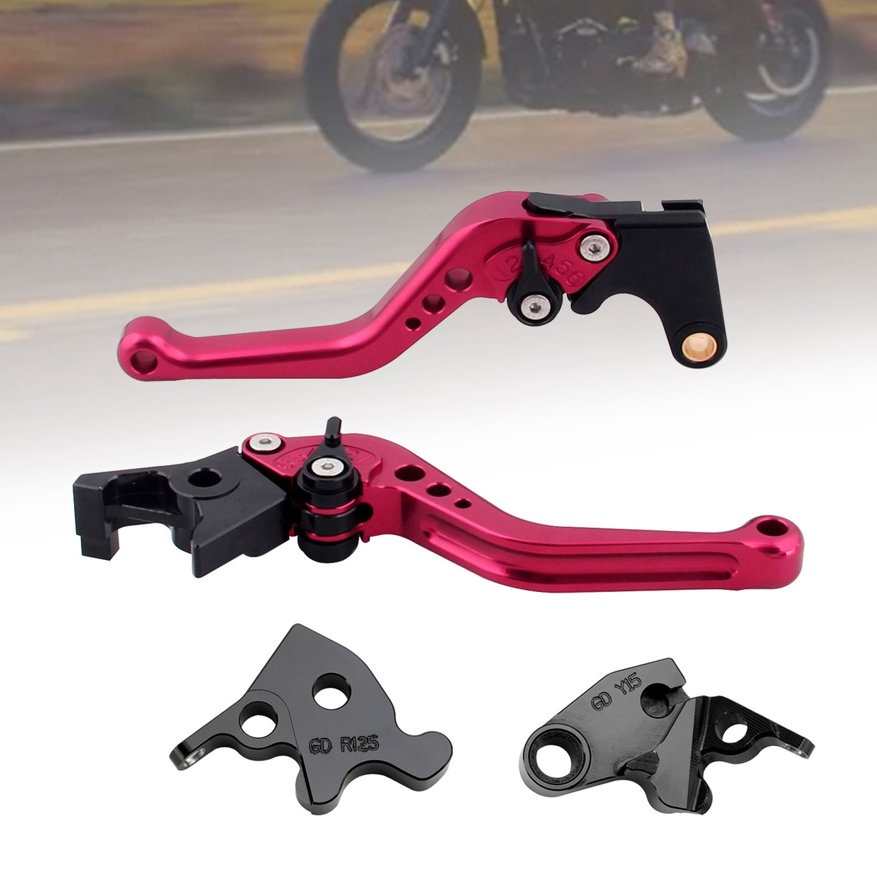 2022-2024 HONDA CRF1100L Africa Twin NEW Short Clutch Brake Lever Red Generic 2022-2024 HONDA CRF1100L Africa Twin NEW Short Clutch Brake Lever Red Generic