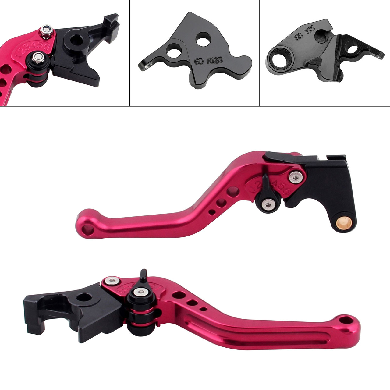 2022-2024 HONDA CRF1100L Africa Twin NEW Short Clutch Brake Lever Red Generic 2022-2024 HONDA CRF1100L Africa Twin NEW Short Clutch Brake Lever Red Generic