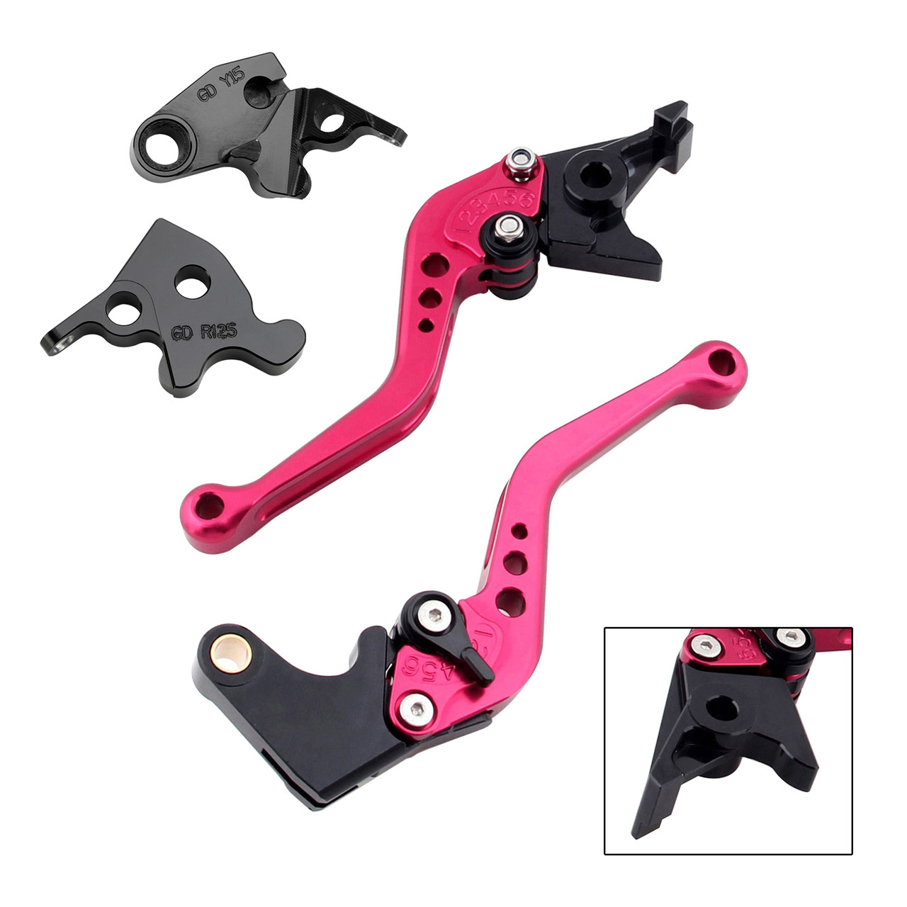 2022-2024 HONDA CRF1100L Africa Twin NEW Short Clutch Brake Lever Red Generic 2022-2024 HONDA CRF1100L Africa Twin NEW Short Clutch Brake Lever Red Generic