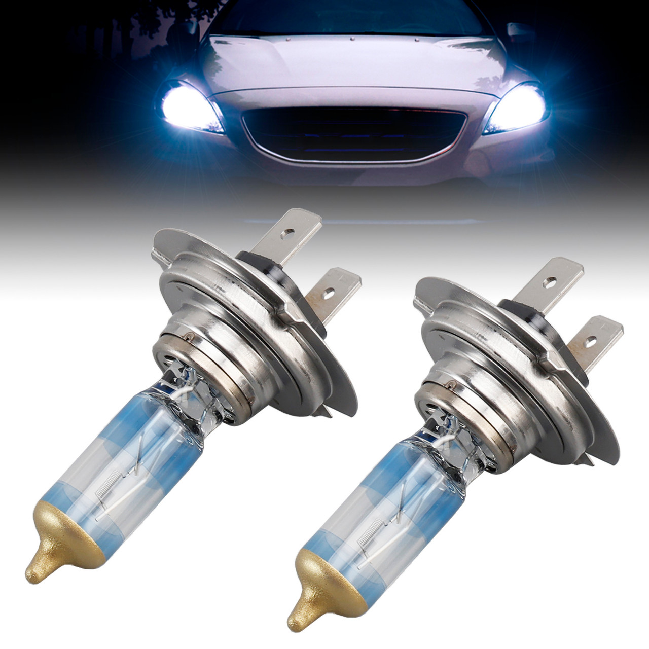 2PCS Car Lamp Night Breaker H7 64210NB220 12V 55W For OSRAM