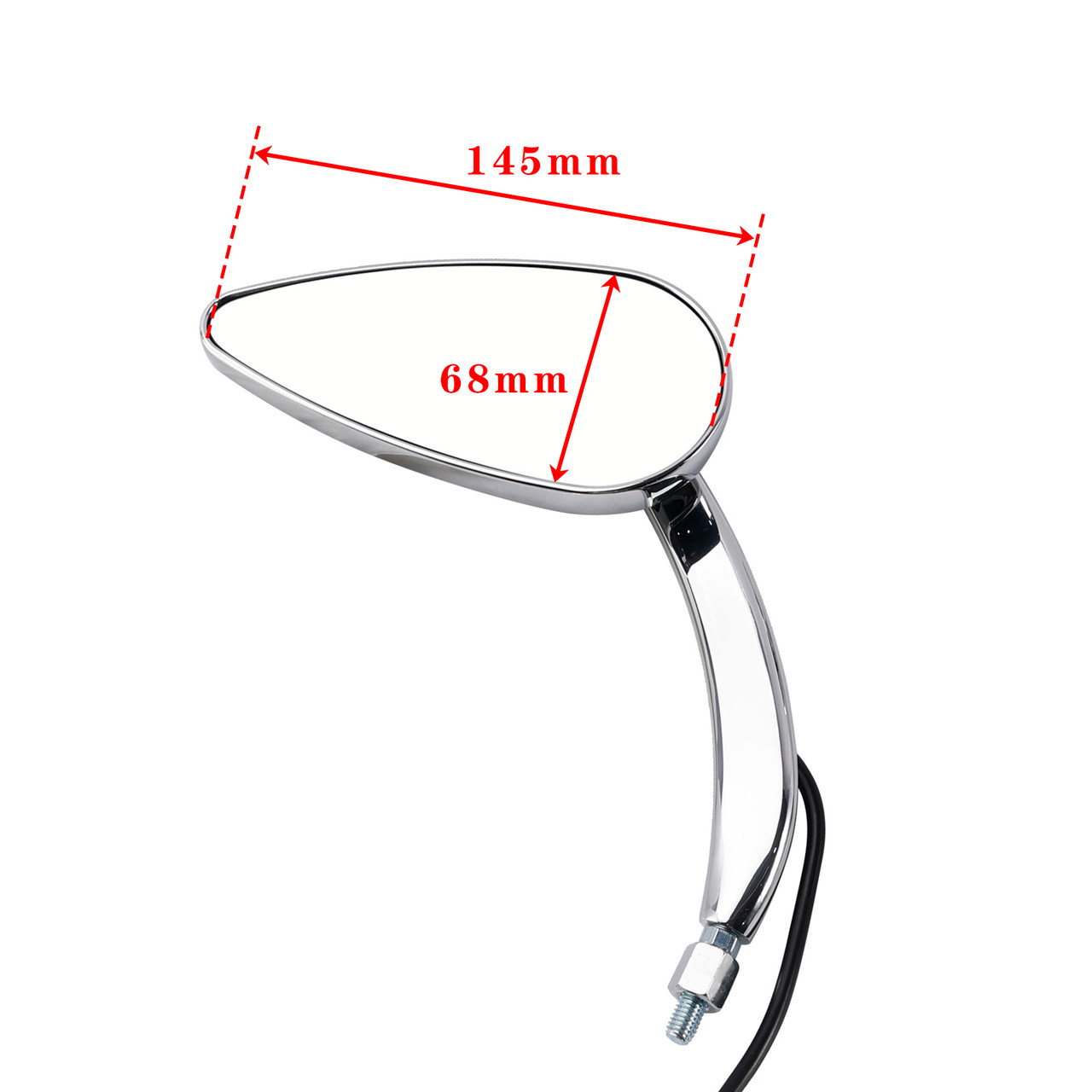 1990-Up Sportster XL 1200 883 Custom Dynamics LED Turn Signal Mirrors Chrome Generic