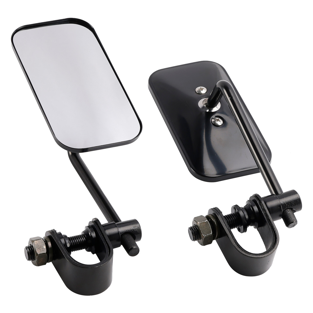 かいろ DKMOTORK 001-B Cafe Racer Mirrors Foldable Motorcycle Bar End Rear