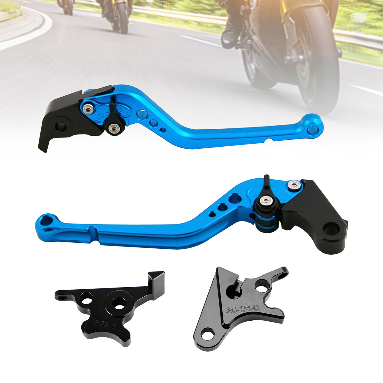 2021-2023 HONDA CB350 CB350 Hness Racing Brake & Clutch Levers Blue Generic 2021-2023 HONDA CB350 CB350 Hness Racing Brake & Clutch Levers Blue Generic