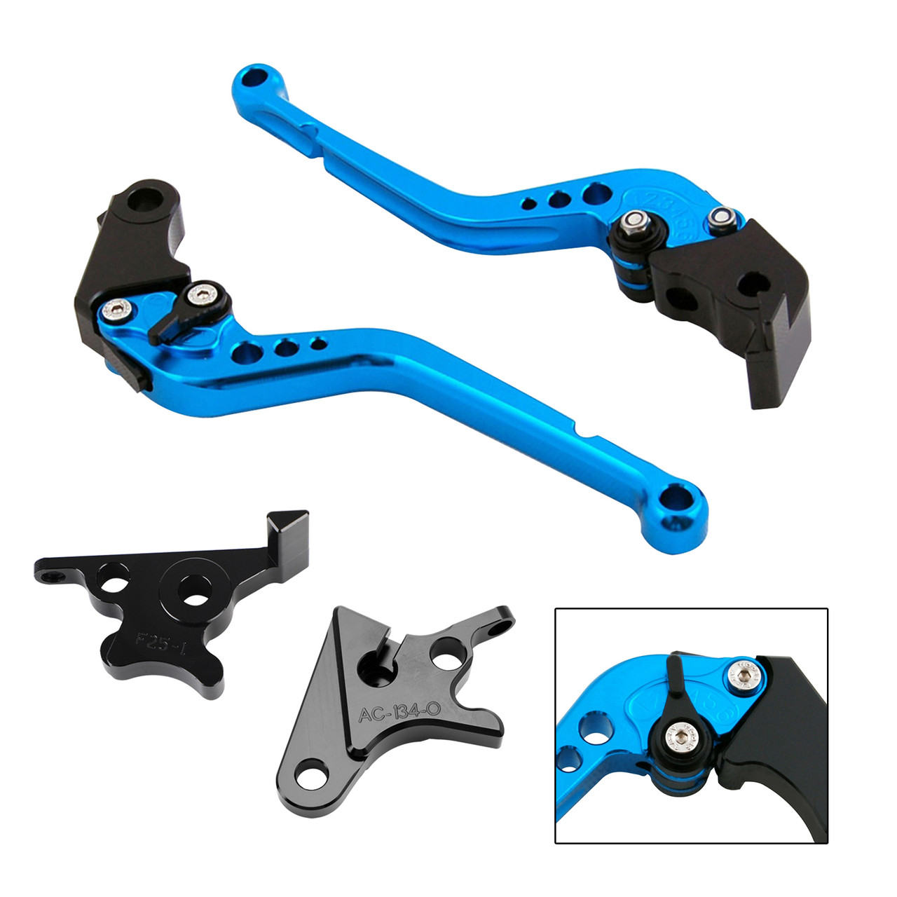 2021-2023 HONDA CB350 CB350 Hness Racing Brake & Clutch Levers Blue Generic 2021-2023 HONDA CB350 CB350 Hness Racing Brake & Clutch Levers Blue Generic