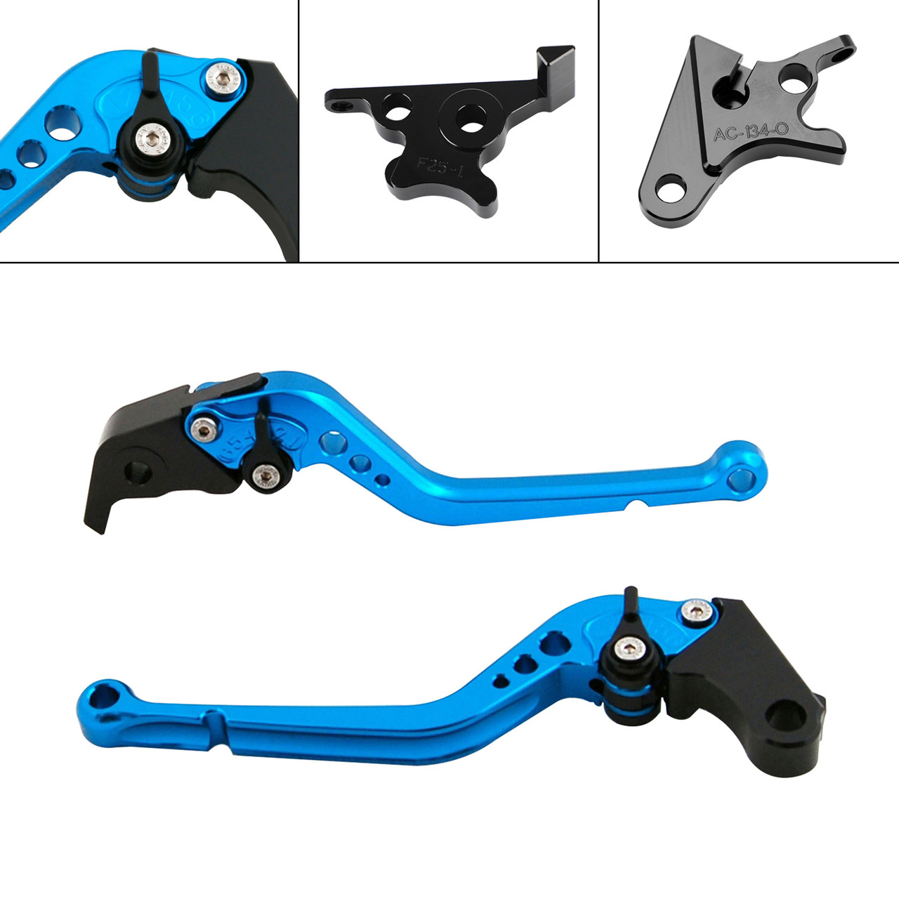 2021-2023 HONDA CB350 CB350 Hness Racing Brake & Clutch Levers Blue Generic 2021-2023 HONDA CB350 CB350 Hness Racing Brake & Clutch Levers Blue Generic