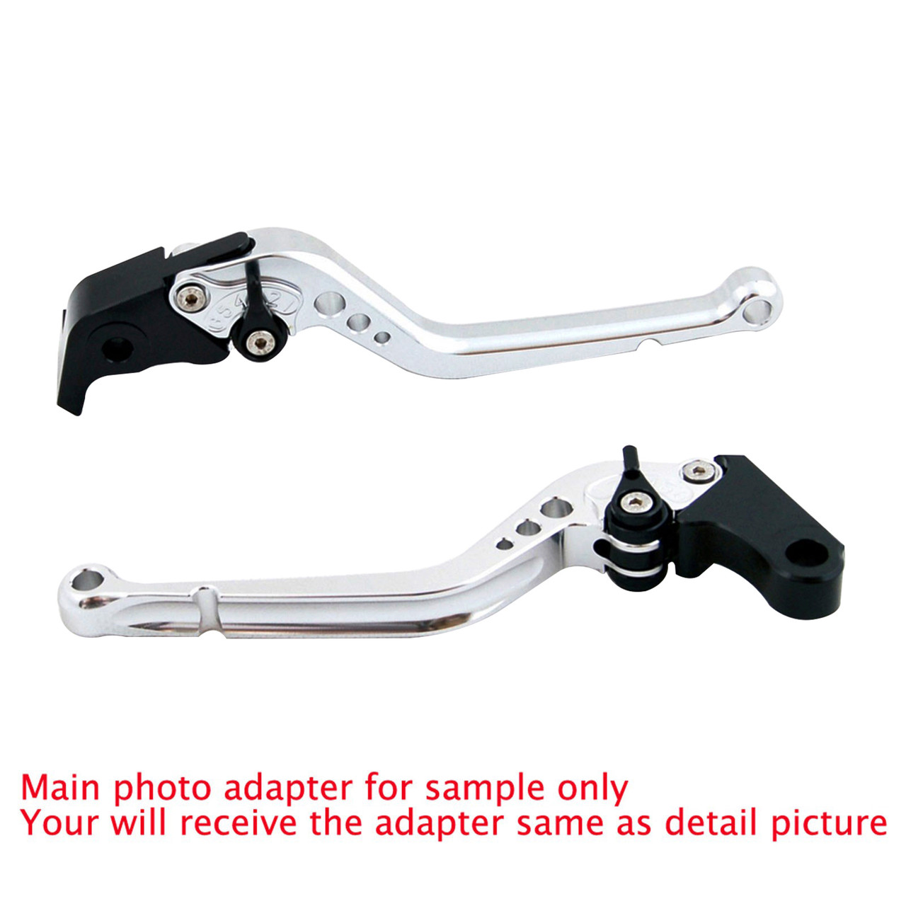 2021-2023 HONDA CB350 CB350 Hness Racing Brake & Clutch Levers Silver Generic 2021-2023 HONDA CB350 CB350 Hness Racing Brake & Clutch Levers Silver Generic