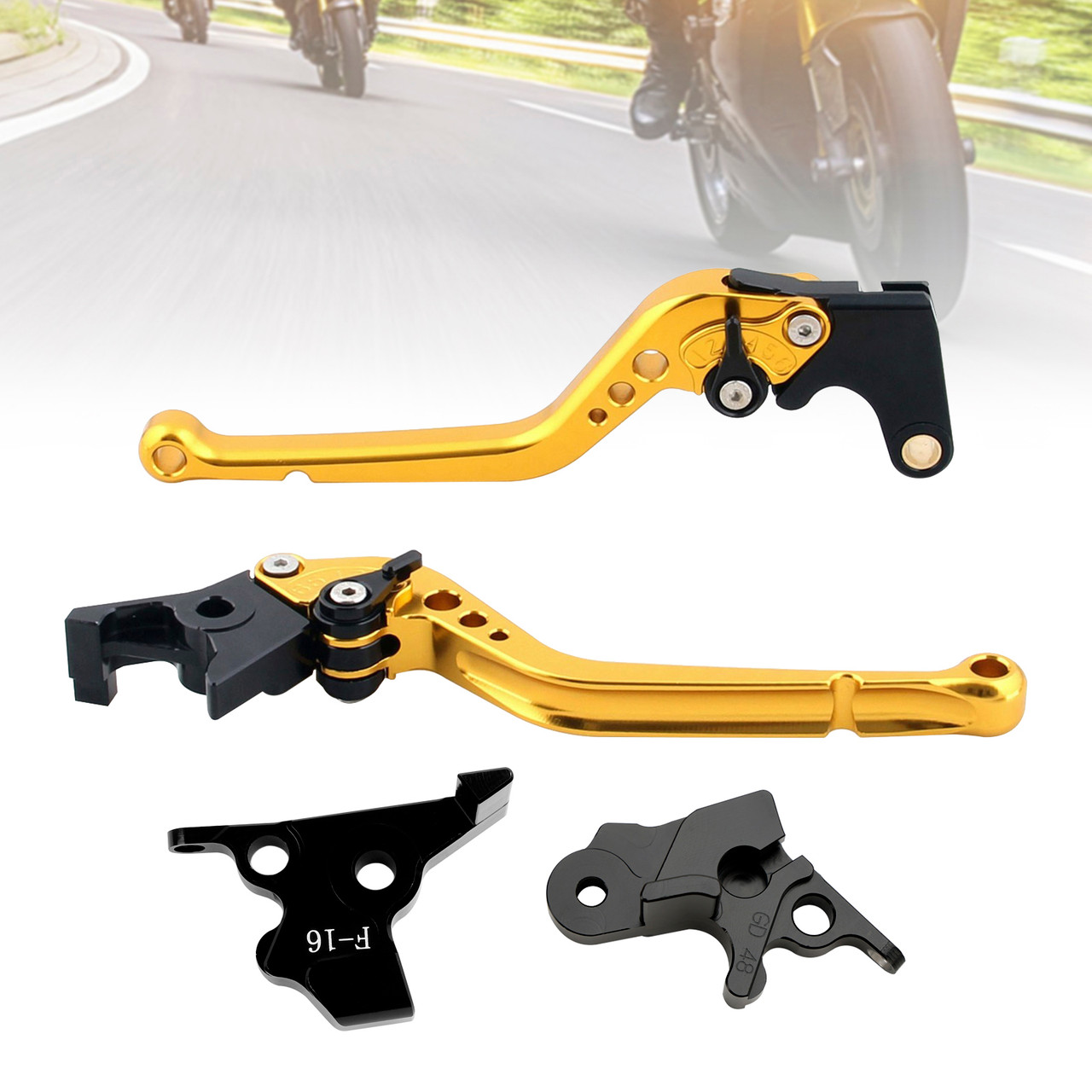 2022-2023 HARLEY X350 Racing Brake & Clutch Levers Gold Generic 2022-2023 HARLEY X350 Racing Brake & Clutch Levers Gold Generic
