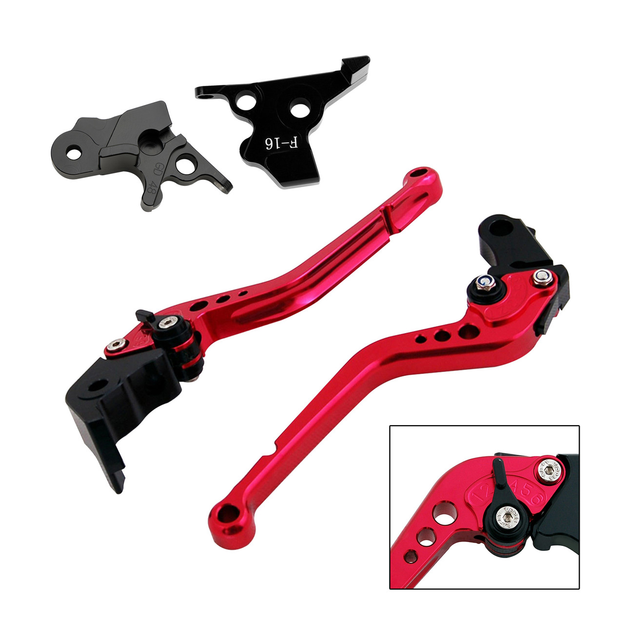 2022-2023 HARLEY X350 Racing Brake & Clutch Levers Red Generic 2022-2023 HARLEY X350 Racing Brake & Clutch Levers Red Generic
