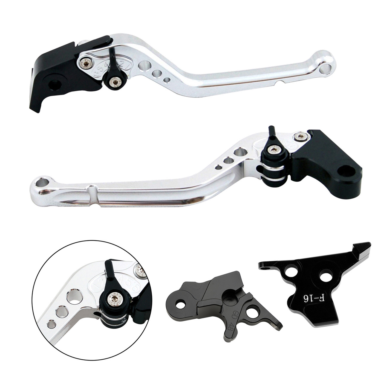 2022-2023 HARLEY X350 Racing Brake & Clutch Levers Silver Generic 2022-2023 HARLEY X350 Racing Brake & Clutch Levers Silver Generic