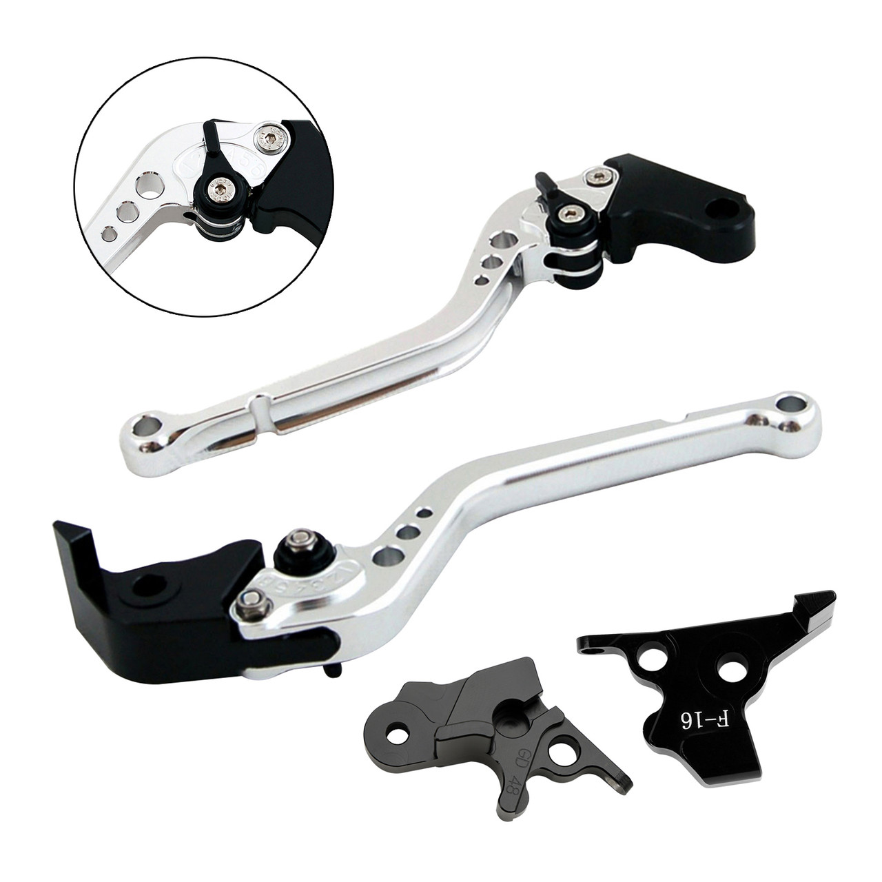 2022-2023 HARLEY X350 Racing Brake & Clutch Levers Silver Generic 2022-2023 HARLEY X350 Racing Brake & Clutch Levers Silver Generic