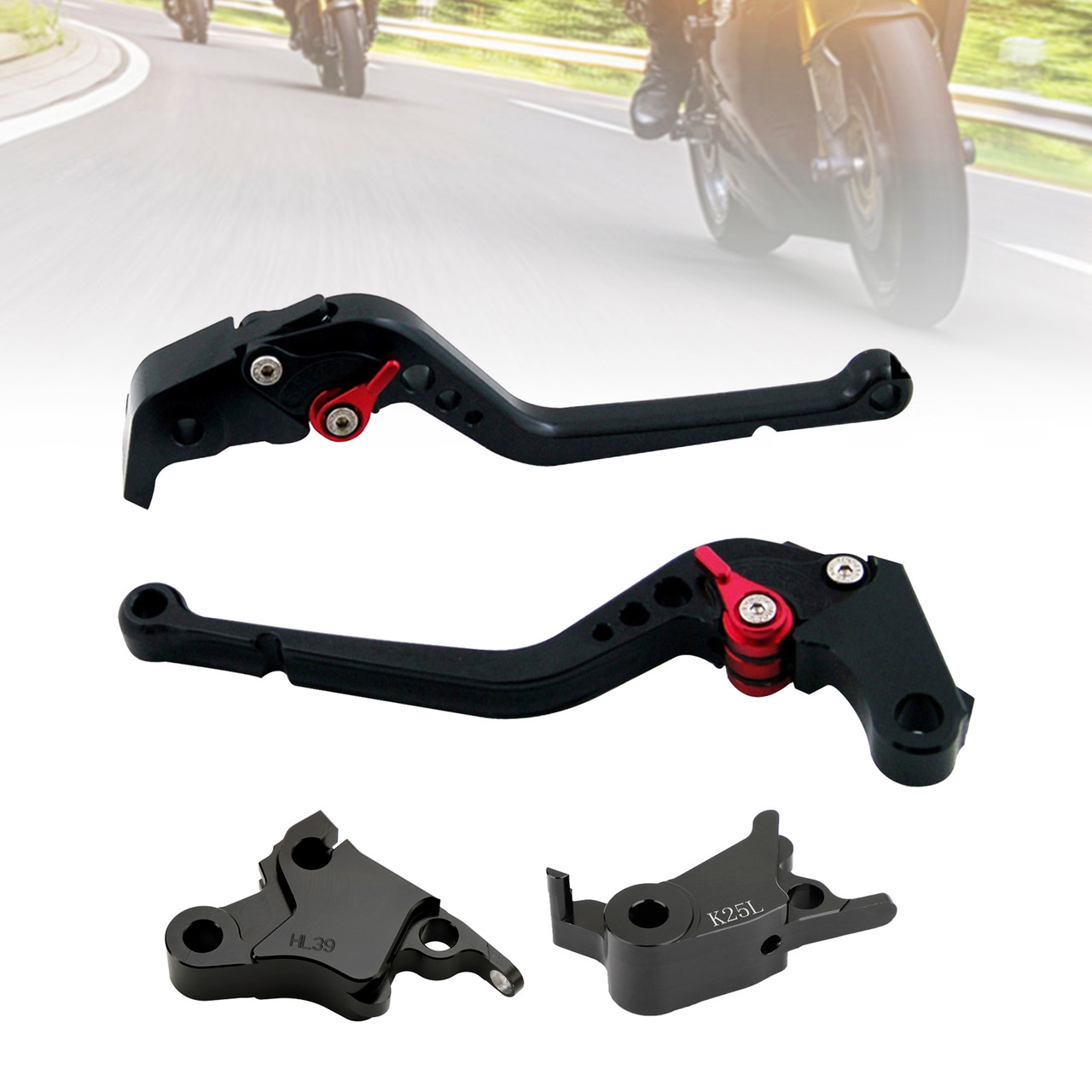 2023 CFMOTO 800NK Racing Brake & Clutch Levers Black Generic 2023 CFMOTO 800NK Racing Brake & Clutch Levers Black Generic