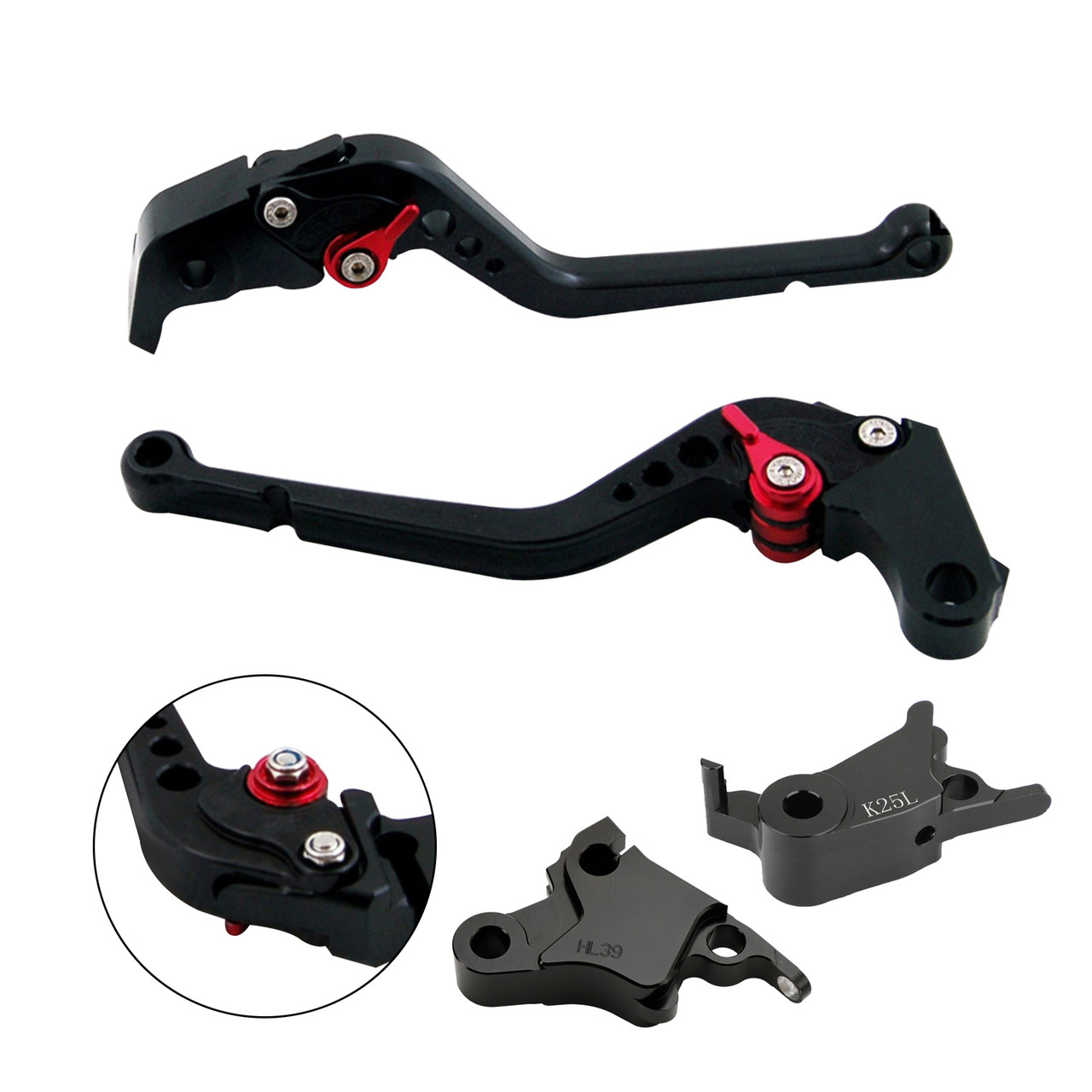 2023 CFMOTO 800NK Racing Brake & Clutch Levers Black Generic 2023 CFMOTO 800NK Racing Brake & Clutch Levers Black Generic