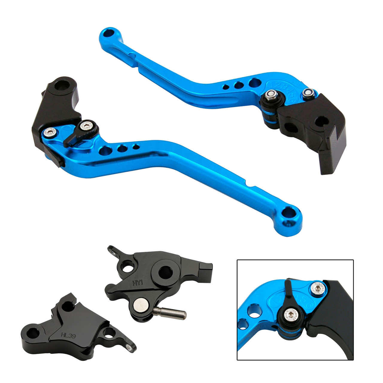 2021-2022 CFMOTO 700CL-X Heritage Long Clutch Brake Lever Blue Generic 2021-2022 CFMOTO 700CL-X Heritage Long Clutch Brake Lever Blue Generic
