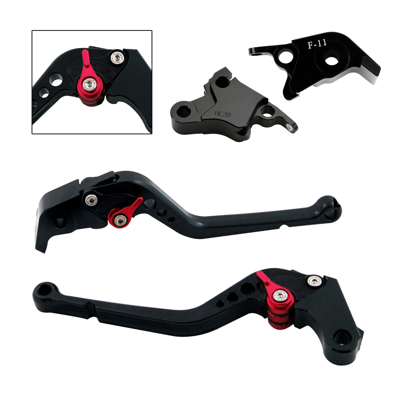 2021-2022 CFMOTO 700CL-X Sport Long Clutch Brake Lever Black Generic 2021-2022 CFMOTO 700CL-X Sport Long Clutch Brake Lever Black Generic