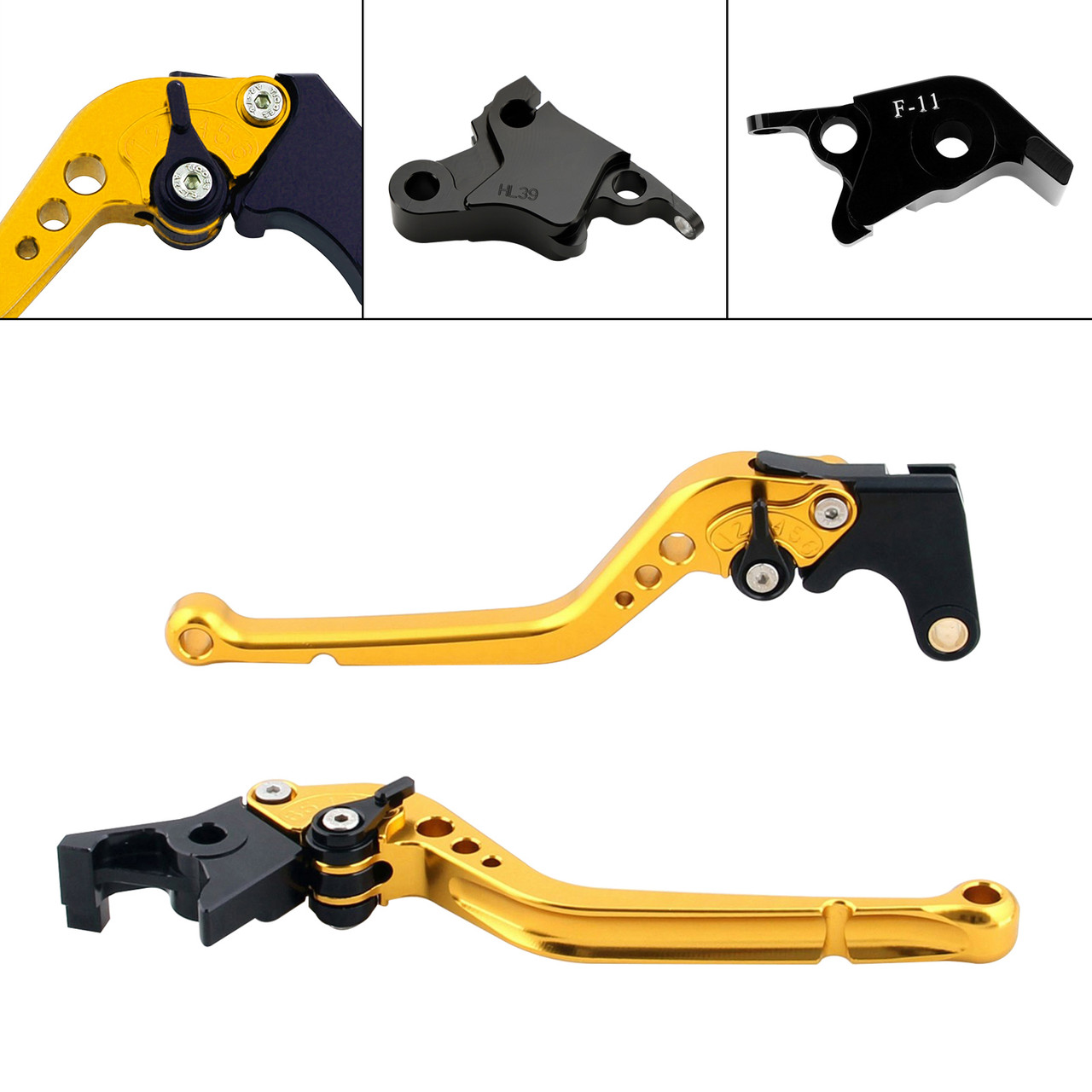 2021-2022 CFMOTO 700CL-X Sport Long Clutch Brake Lever Gold Generic 2021-2022 CFMOTO 700CL-X Sport Long Clutch Brake Lever Gold Generic