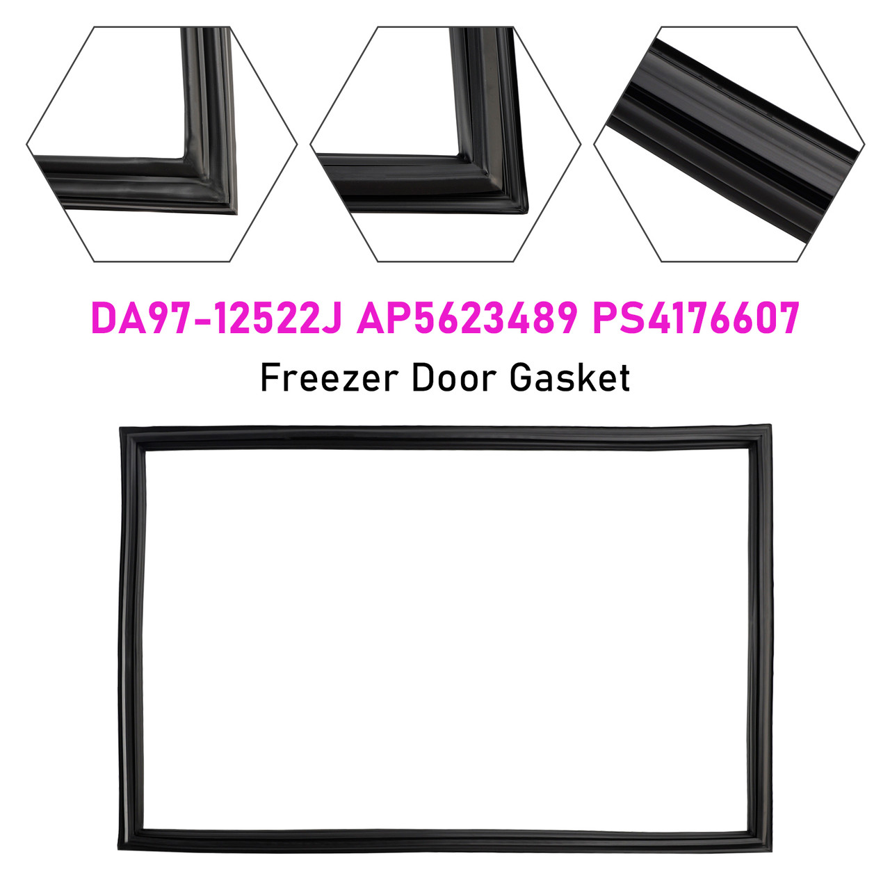 W10436252 Freezer Door Gasket for Maytag Refrigerator W10131754 W10164041 W10436252 Freezer Door Gasket for Maytag Refrigerator W10131754 W10164041