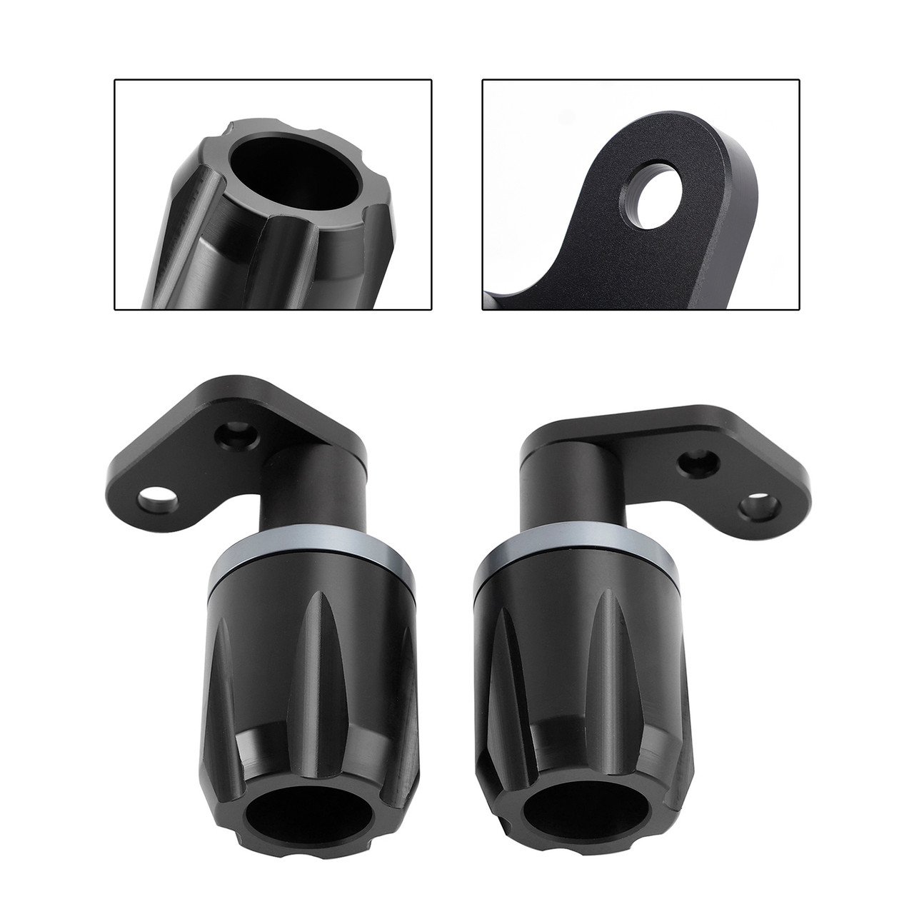 2024-2025 KAWASAKI ZX-6R ZX 6R Frame Crash Guard Sliders Bobbins Protection Titanium Generic