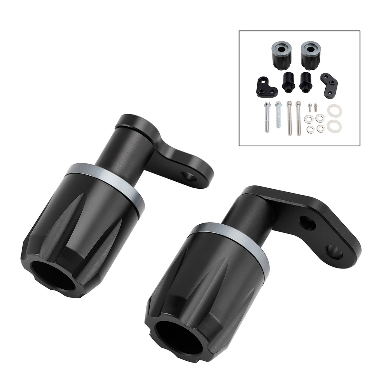 2024-2025 KAWASAKI ZX-6R ZX 6R Frame Crash Guard Sliders Bobbins Protection Titanium Generic