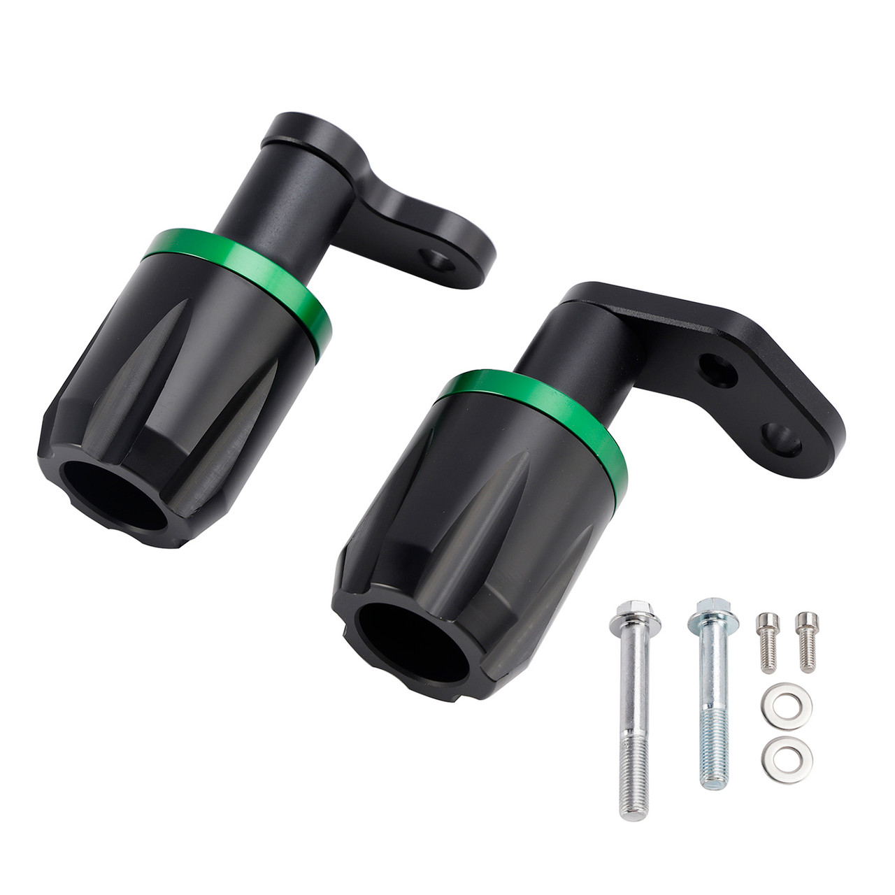 2024-2025 KAWASAKI ZX-6R ZX 6R Frame Crash Guard Sliders Bobbins Protection Green Generic