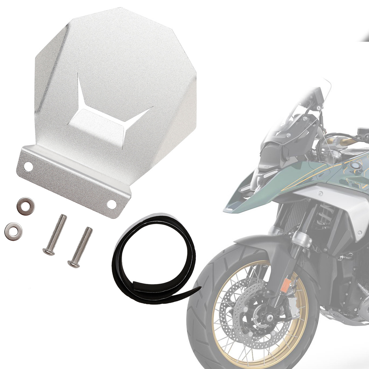 2023-2025 BMW R1300GS/ADV Engine Housing Protection Cover Protection Silver Generic