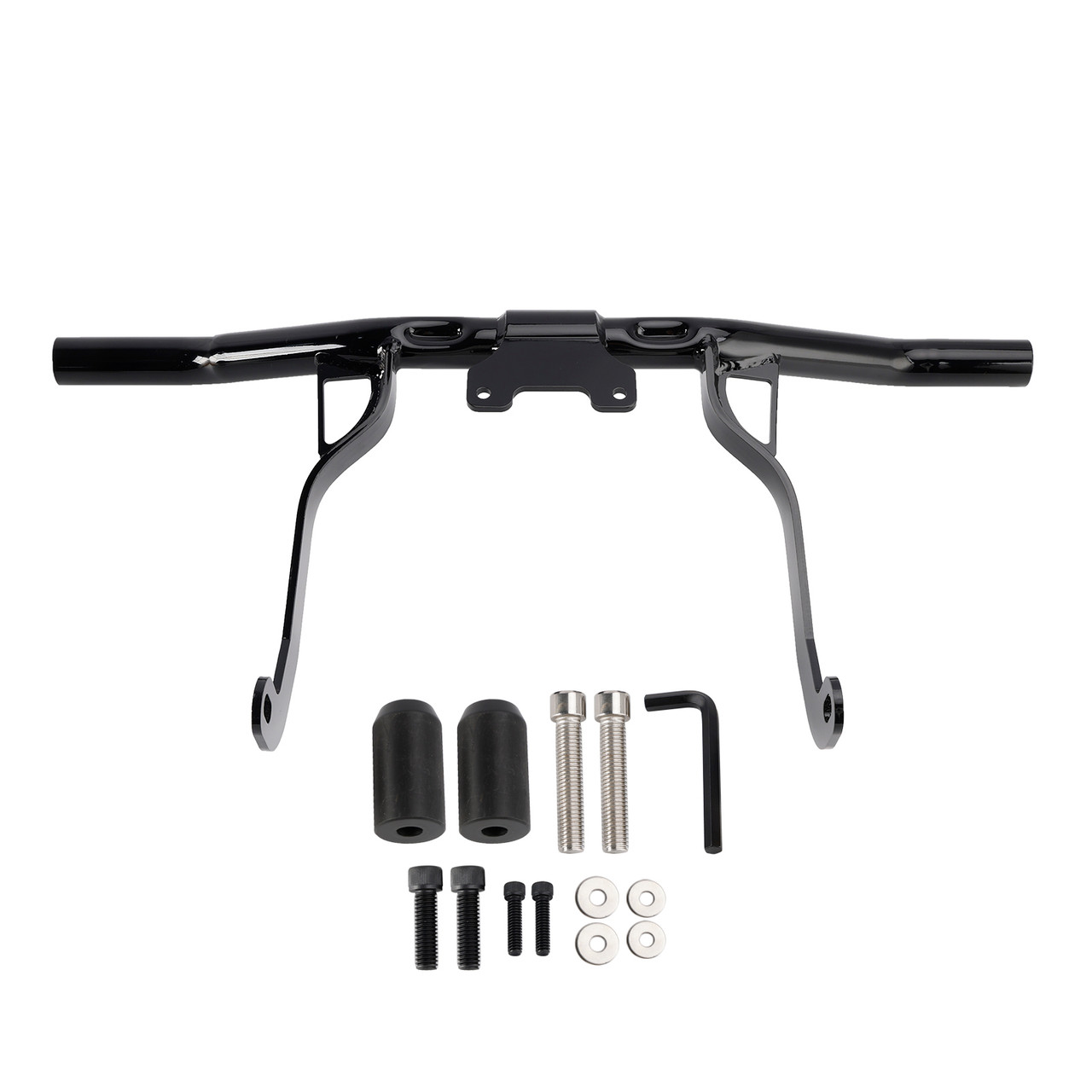 2014-2023 Glide Road King Engine Guard Crash Bar Frame Protector Bumper Steel Black Generic 2014-2023 Glide Road King Engine Guard Crash Bar Frame Protector Bumper Steel Black Generic