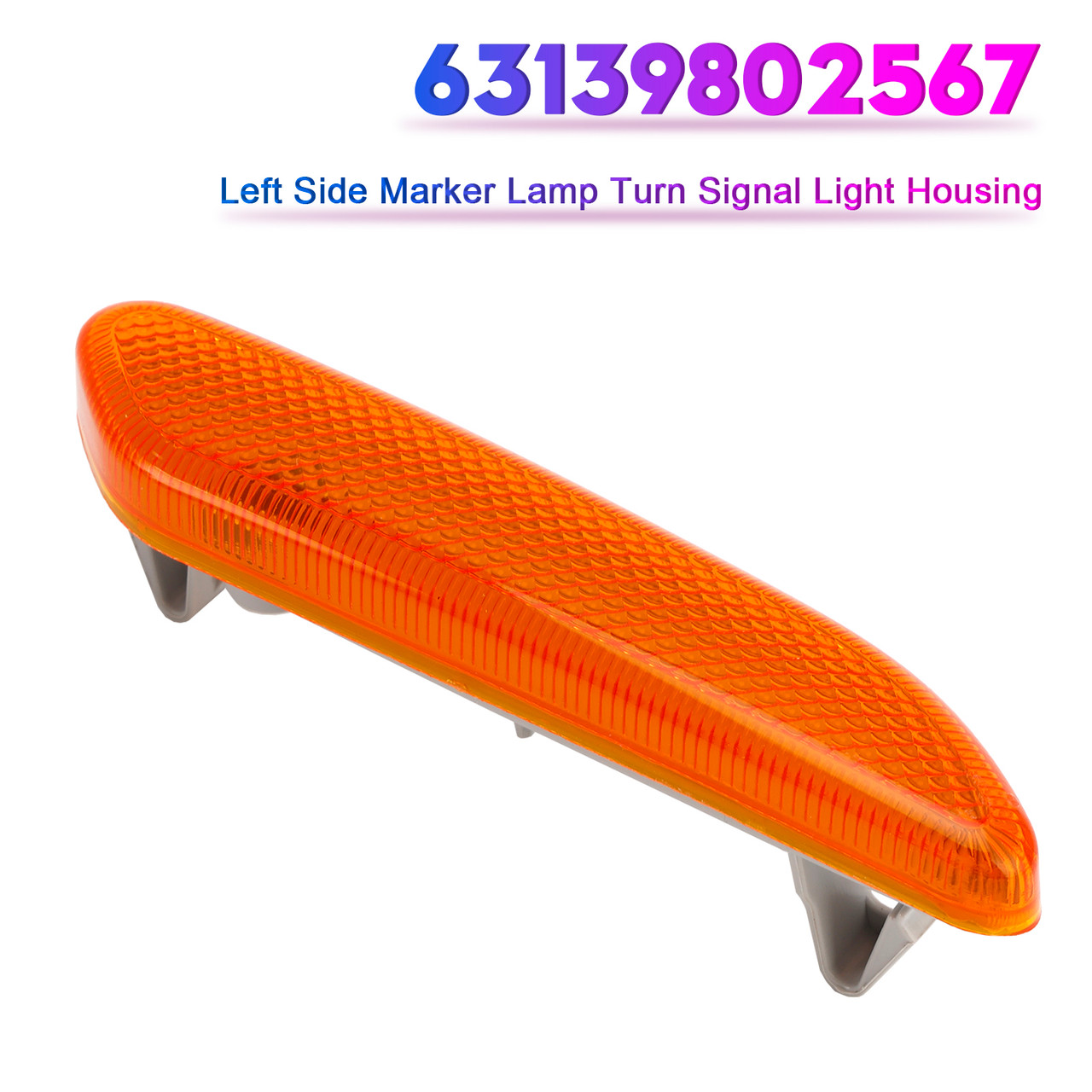 2012-2017 MINI R60 COUNTRYMAN R61 PACEMAN Left Side Marker Lamp Turn Signal Light Housing Yellow Generic