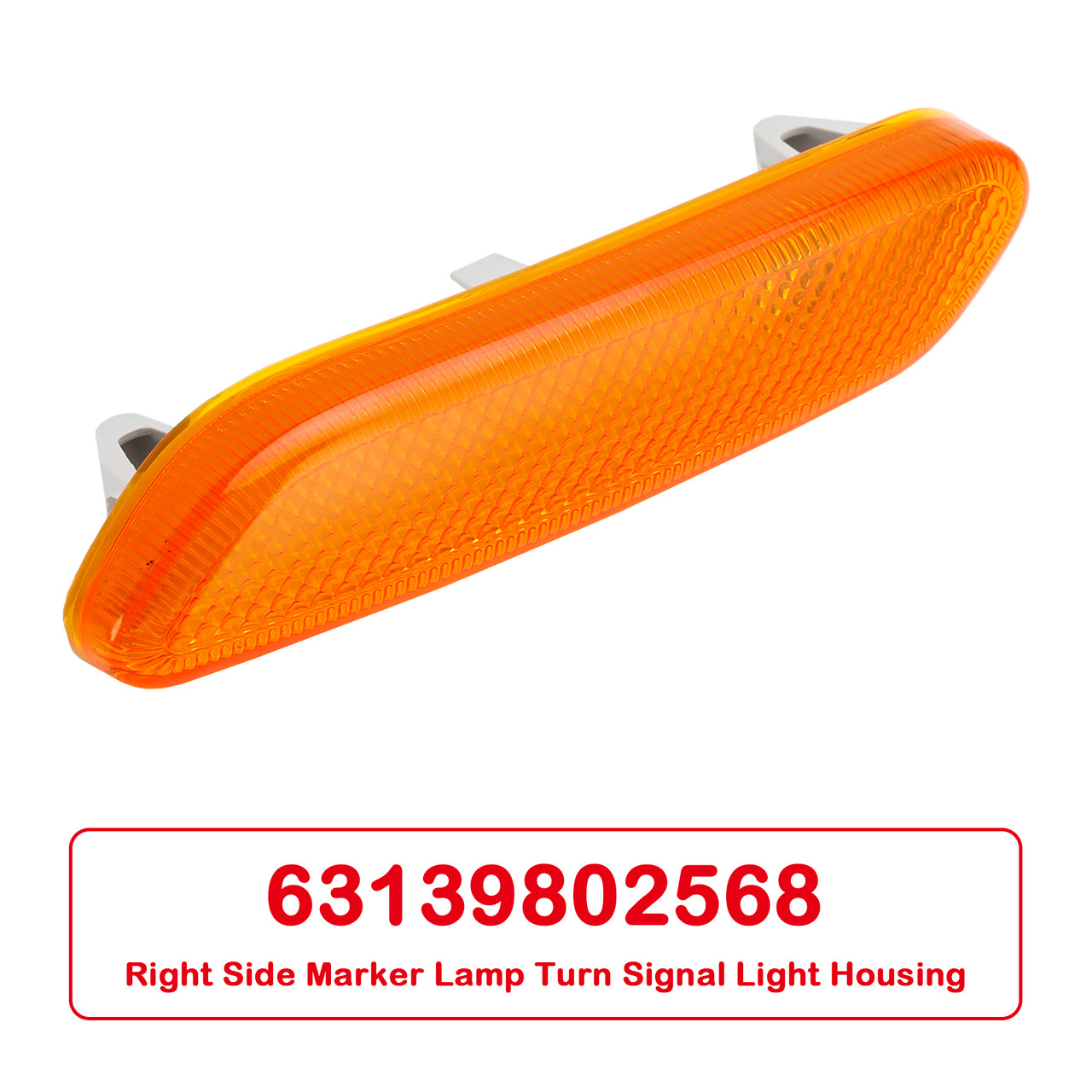 2012-2017 MINI R60 COUNTRYMAN R61 PACEMAN Right Side Marker Lamp Turn Signal Light Housing Yellow Generic