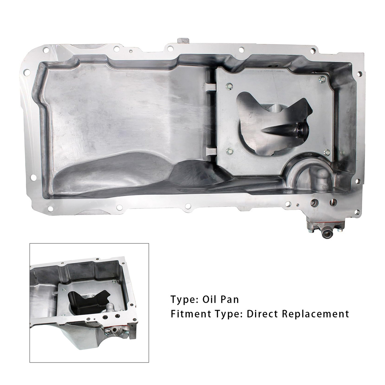 1999-2006 GMC Sierra 1500 2500 3500 Engine Oil Pan 264-135 For Chevy Silverado Generic