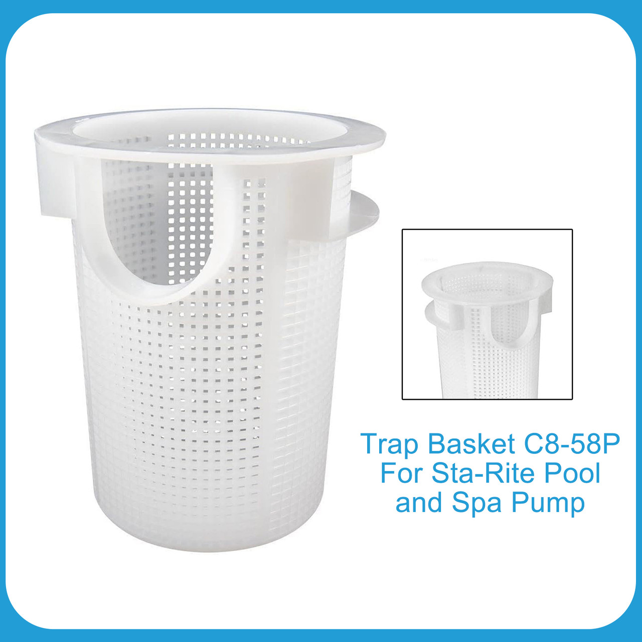 Trap Basket C8-58P For Sta-Rite Pool and Spa Pump