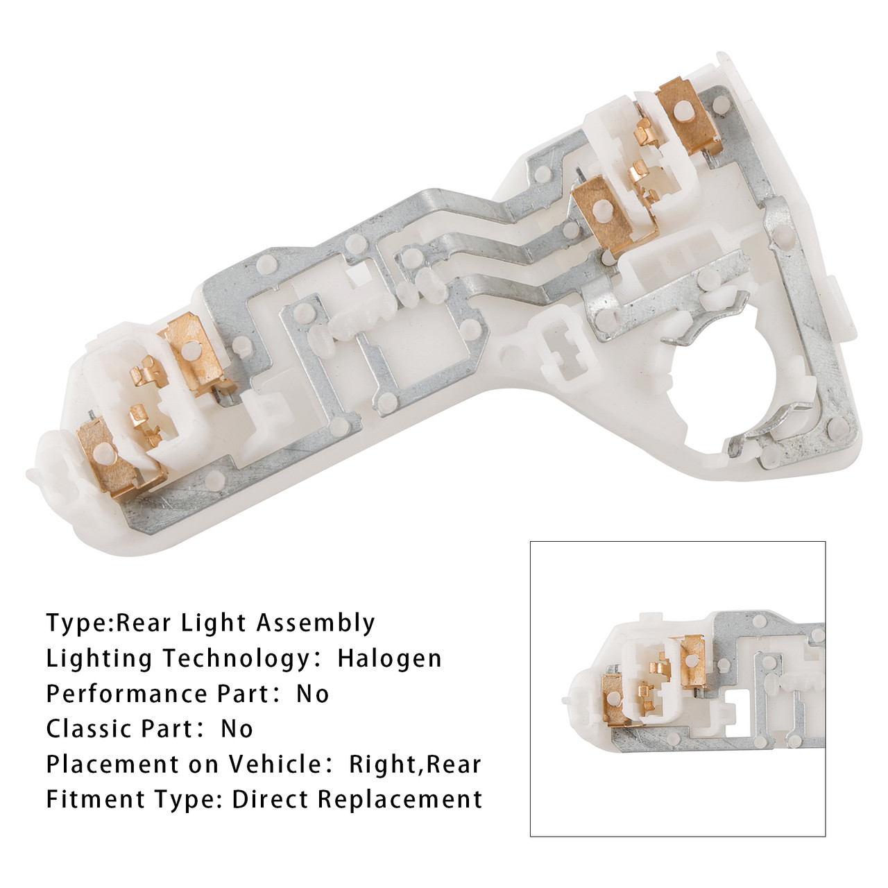 2013-2017 VW GOLF Inner Tail Light Bulb Carrier Right N/S RHD 5G0945260A Generic