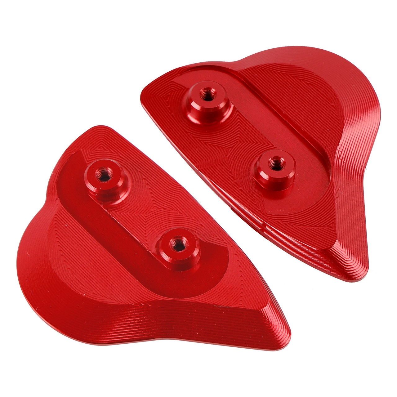2017-2024 Yamaha YZF-R6 YZF-R7 Mirror Eliminators Hole Cap Kit Red Generic