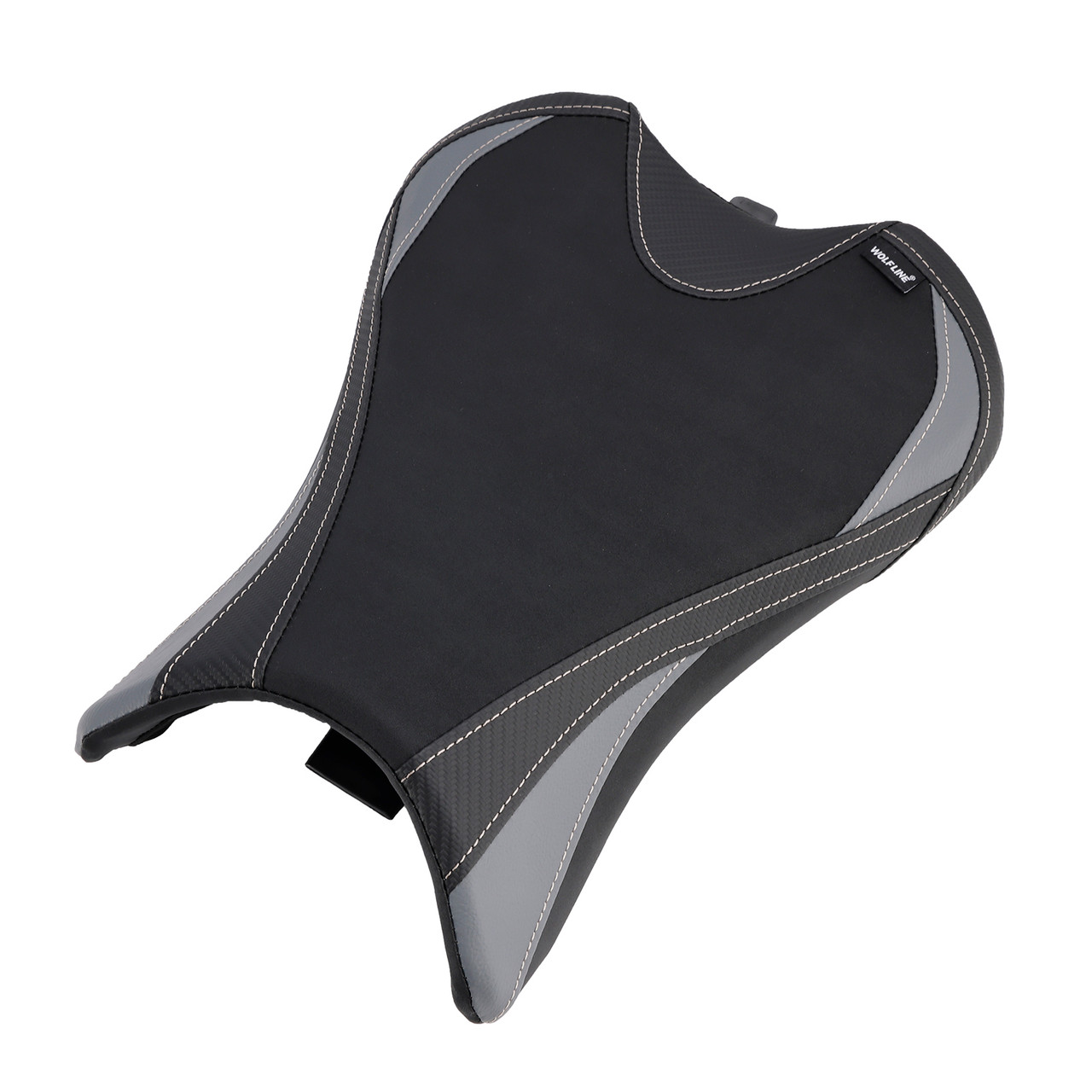 2019-2022 Triumph Street Triple 765 765S 765R Front Raider Seat Driver Cushion Pu Gray Generic