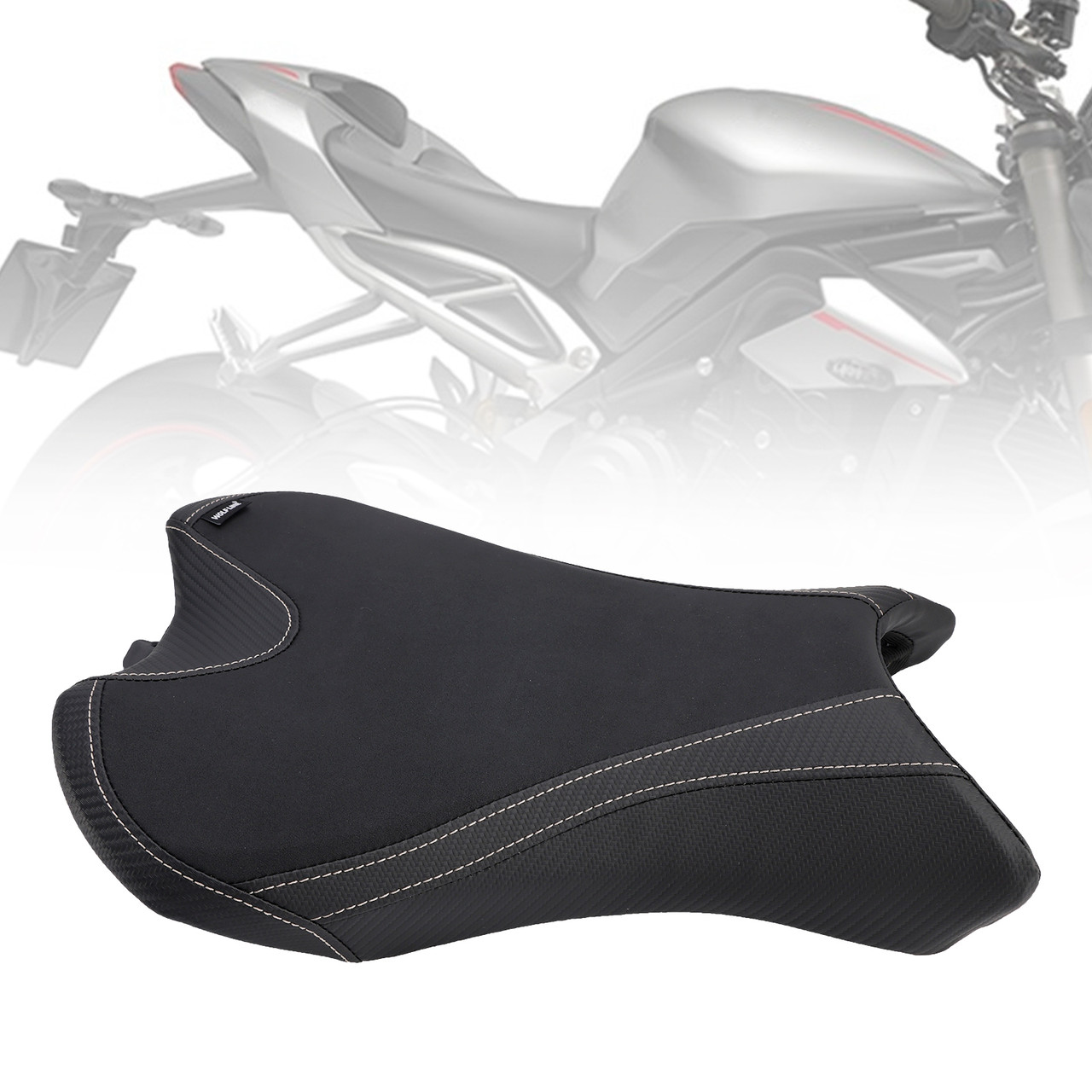 2019-2022 Triumph Street Triple 765 765S 765R Front Raider Seat Driver Cushion Pu Black Generic