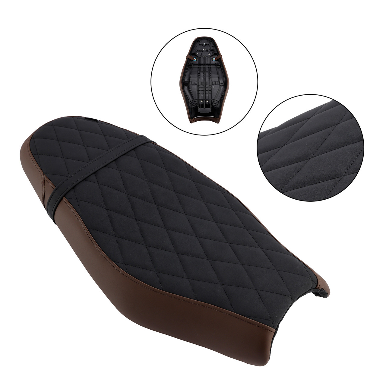 2024-2025 Triumph SPEED 400 SCRAMBLER 400X Rider Passenger Seat Front Rear Cushion BlackB Generic