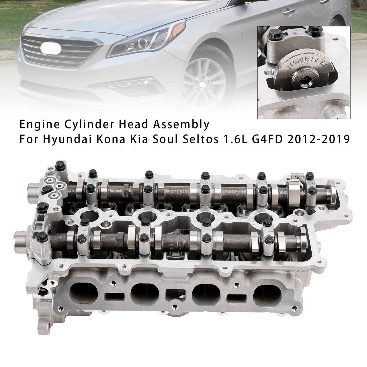 2015-2021 Hyundai Kona Veloster Tucson Sonata Engine Cylinder Head