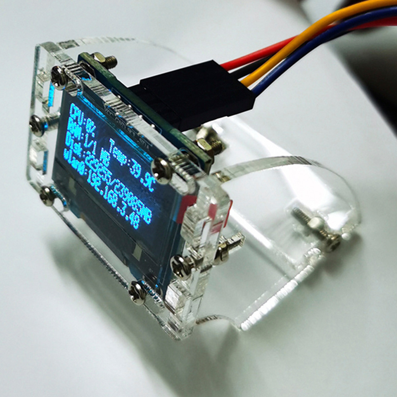 Raspberry Pi 4B 0.96-inch OLED Display Module CPU Temperature IP Hard Disk Information Display SSD1306 Raspberry Pi 4B 0.96-inch OLED Display Module CPU Temperature IP Hard Disk Information Display SSD1306