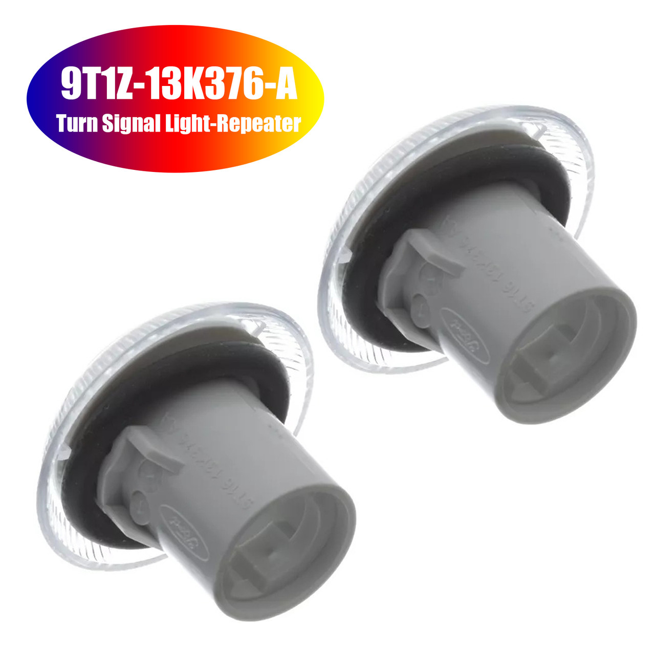2010-2020 Ford Transit Connect Turn Signal Light-Repeater 9T1Z-13K376-A 2PCs Clear Generic